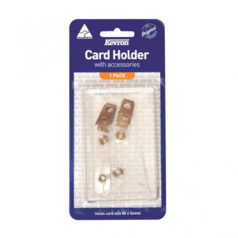 Ochranný plastový obal na kartu s clipem