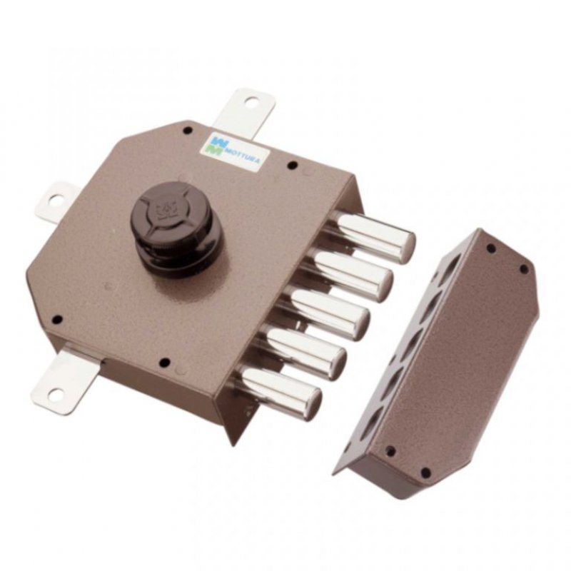 5bodový vrchní rozvorový zámek na píchací klíč s otočným knoflíkem