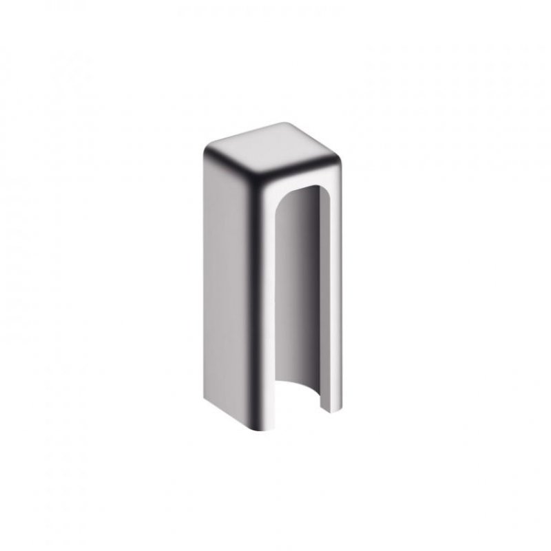 Návlek z závěsu 495 hranatý plast, matný nikl