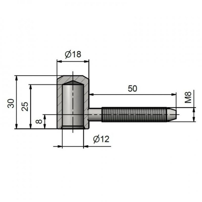 Dveřní závěs 60 - rozměry