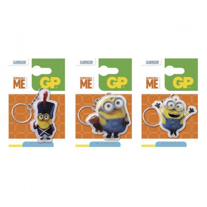 Přívěšek Mimoni s LED světlem - motiv 4, 5, 6