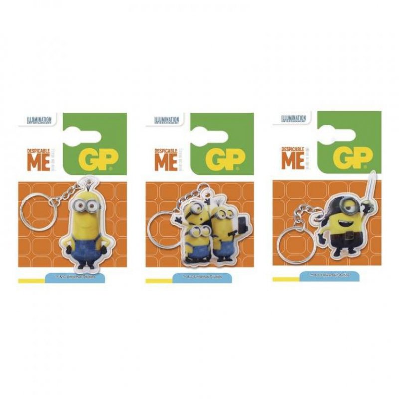 Přívěšek Mimoni s LED světlem - motiv 7, 8, 9