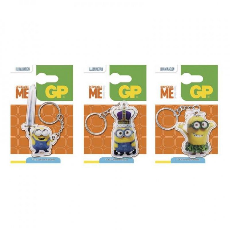 Přívěšek Mimoni s LED světlem - motiv 13, 14, 15