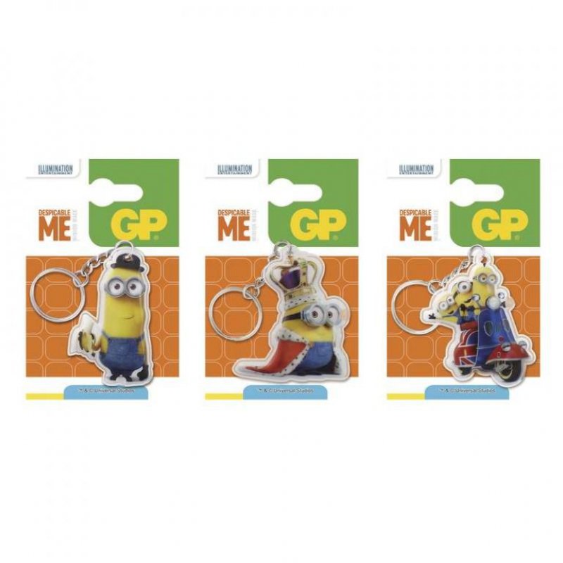 Přívěšek Mimoni s LED světlem - motiv 10, 11, 12