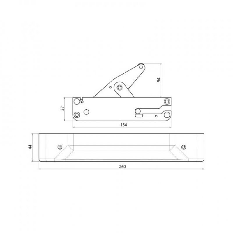 SALVADITA - pojitka proti zabouchnutí dveří - rozměry