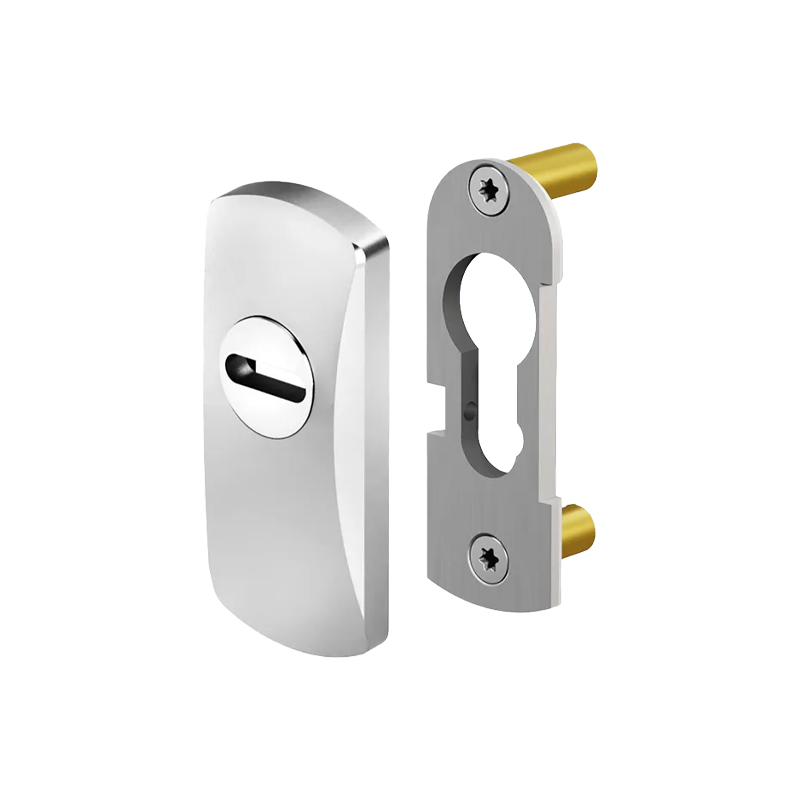 Obdélníková rozeta s překrytem - matný chrom