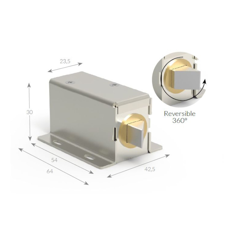 Magnetická střelka mini PGX03 - rozměry